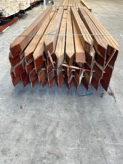 88x88mm hardhout tuinpaal