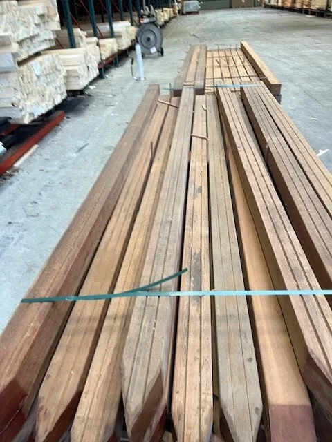 88x88mm hardhout tuinpaal